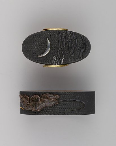 Sword-Hilt Collar and Pommel (Fuchigashira)