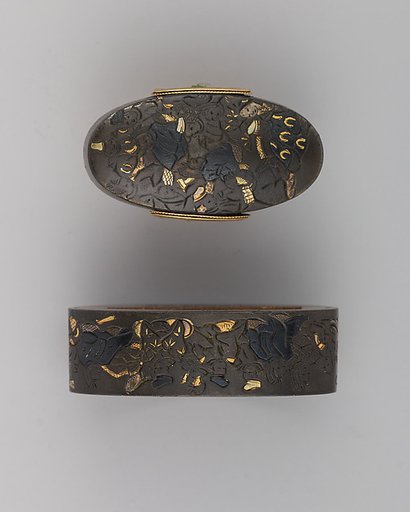 Sword-Hilt Collar and Pommel (Fuchigashira)