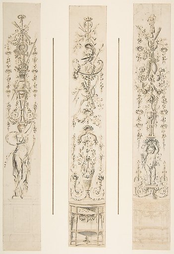 Three Designs for Panels of Arabesques