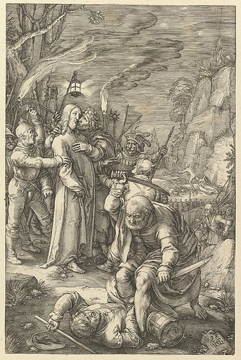 The Betrayal of Christ, from "The Passion of Christ"