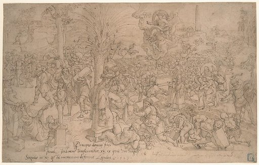 The Jews Collecting the Twelve Stones from the River Jordan