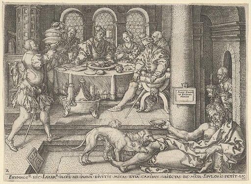 Lazarus at the Rich Man's Gate, from "The Parable of the Rich Man and Lazarus"
