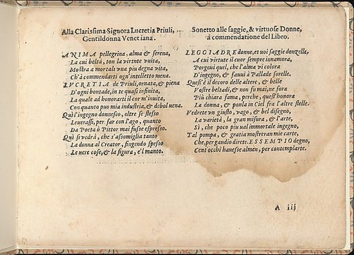 La vera perfettione del disegno di varie sorti di recami