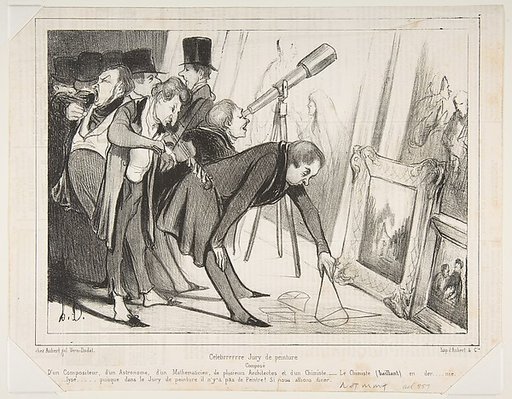 Celebrrrre Jury de Peinture..., published in Le Charivari, March 16, 1840