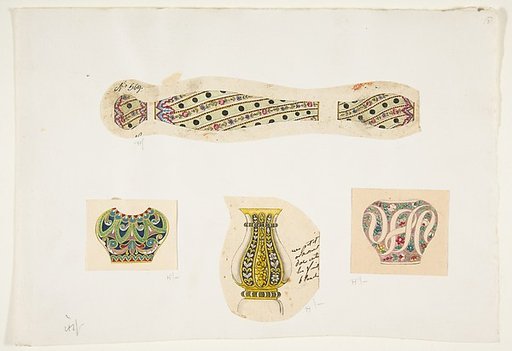 Four Designs for Vases