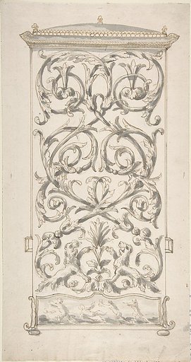 Design for Back of a Sedan Chair