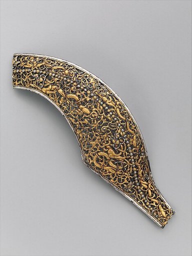 Right Half of a Cantle Plate from a Saddle