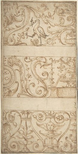 Ornament design after the antique