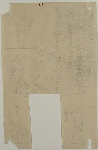 Bacchic Scene; Two Roman Soldiers