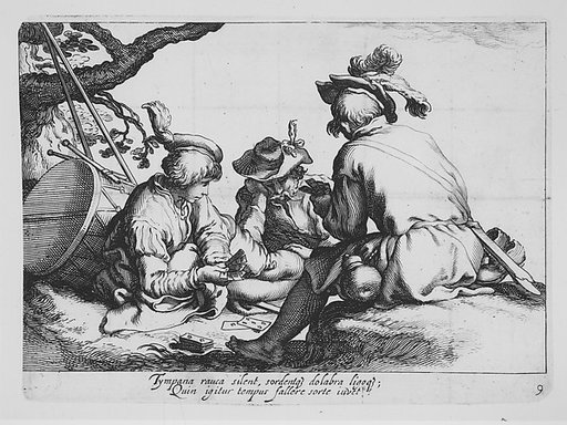 Soldiers Playing Cards, from "Sixteen Peasant Subjects"