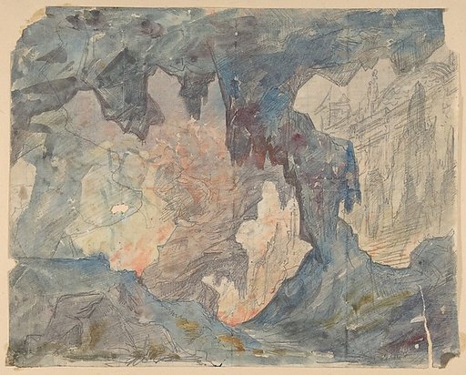 Design for a Stage Set at the Opéra, Paris