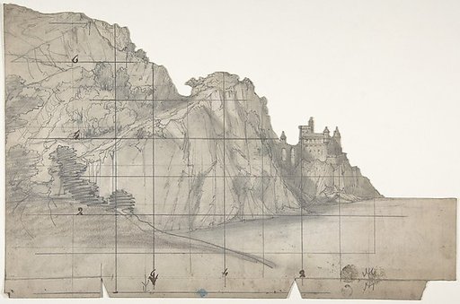 Design for a Stage Set at the Opéra, Paris