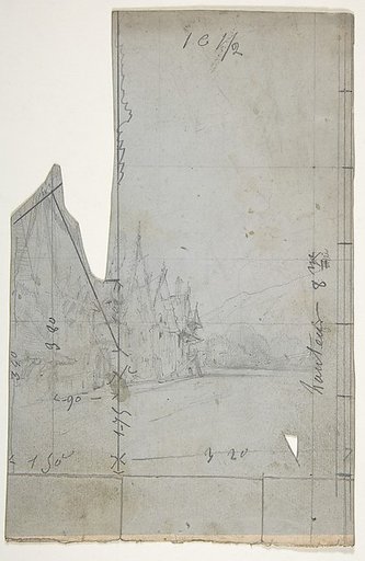 Design for a Stage Set at the Opéra, Paris