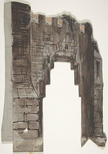 Design for a Stage Set at the Opéra, Paris