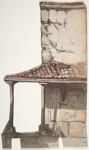Design for a Stage Set at the Opéra, Paris