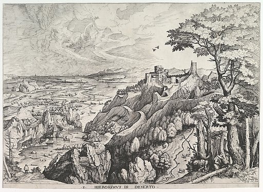 St. Jerome in the Wilderness (S. Hieronymus in Deserto), from "The Large Landscapes"