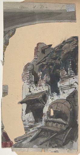 Design for a Stage Set at the Opéra, Paris