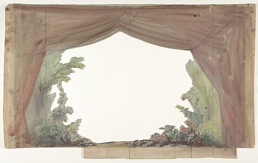 Design for a Stage Set at the Opéra, Paris