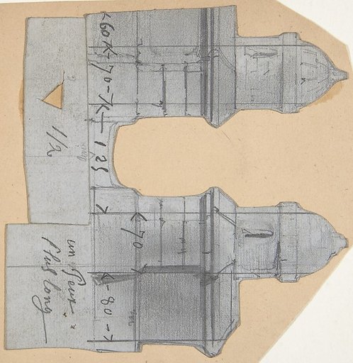Design for a Stage Set at the Opéra, Paris