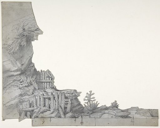 Design for a Stage Set at the Opéra, Paris