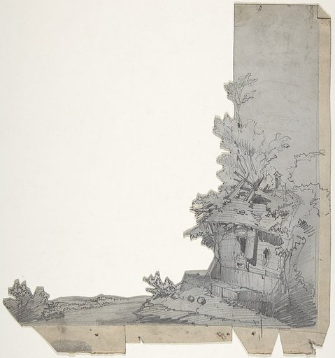Design for a Stage Set at the Opéra, Paris