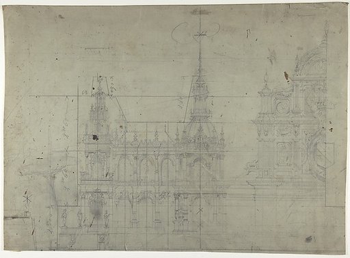 Design for a Stage Set at the Opéra, Paris