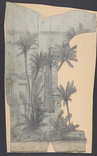 Design for a Stage Set at the Opéra, Paris