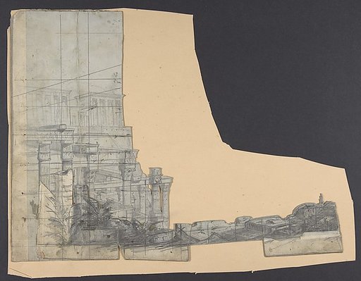Design for a Stage Set at the Opéra, Paris