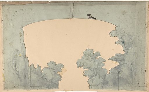 Design for a Stage Set at the Opéra, Paris