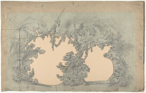 Design for a Stage Set at the Opéra, Paris