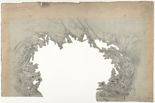 Design for a Stage Set at the Opéra, Paris