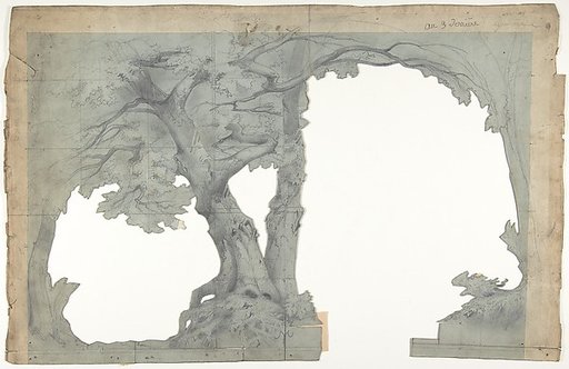 Design for a Stage Set at the Opéra, Paris