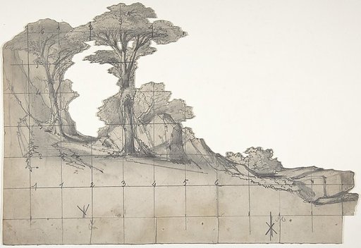 Design for a Stage Set at the Opéra, Paris