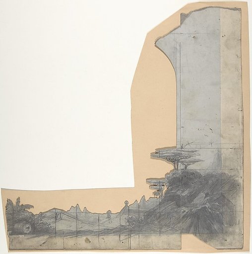 Design for a Stage Set at the Opéra, Paris