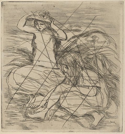 Les Deux Baigneuses (Cancelled impression)