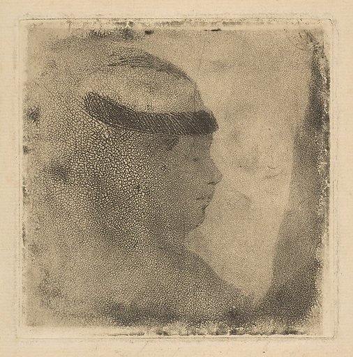 Head of a Woman in Profile