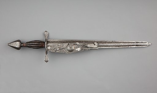 Combination Dagger and Wheellock Pistol