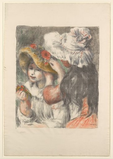 The Hat Pinned with Flowers (Le Chapeau Épinglé)