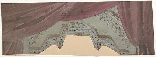 Design for a Stage Set at the Opéra, Paris