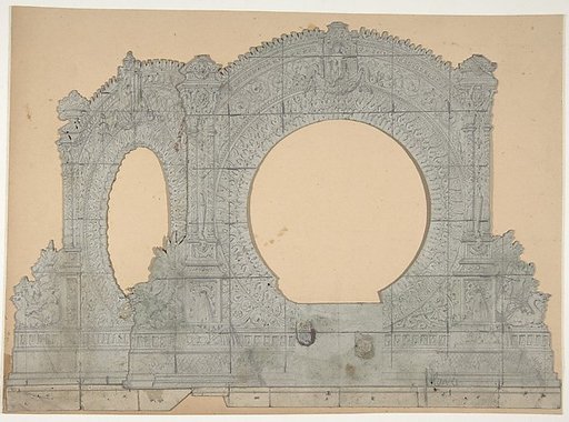 Design for a Stage Set at the Opéra, Paris