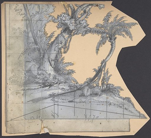 Design for a Stage Set at the Opéra, Paris