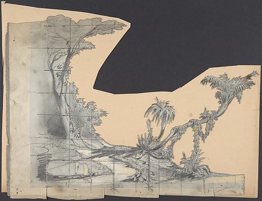 Design for a Stage Set at the Opéra, Paris