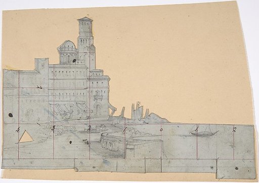 Design for a Stage Set at the Opéra, Paris