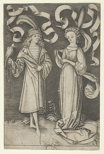 The Falconer and the Lady, from "Scenes of Daily Life"