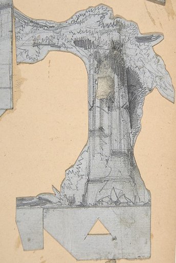 Design for a Stage Set at the Opéra, Paris