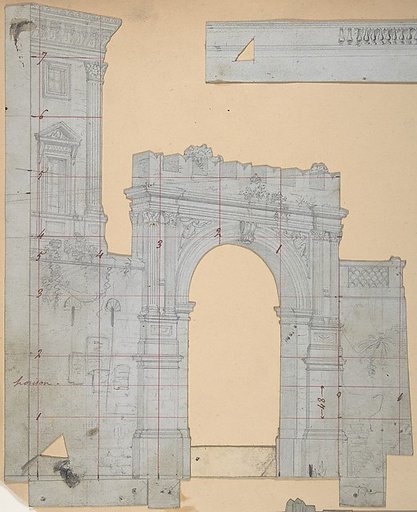 Design for a Stage Set at the Opéra, Paris