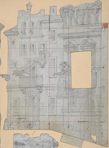 Design for a Stage Set at the Opéra, Paris