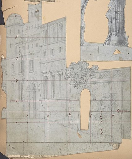 Design for a Stage Set at the Opéra, Paris
