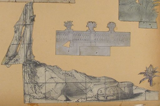 Design for a Stage Set at the Opéra, Paris