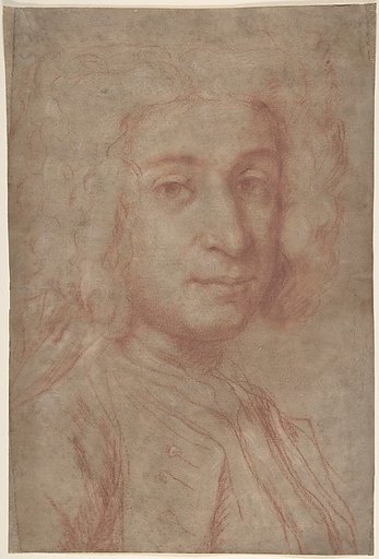 Portrait of a Man (recto); A Male Torso in Jacket and the Head of a Child (verso)